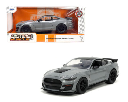 Jada 1:24 2020 Ford Mustang Shelby GT500 - Grey - Big Time Muscle