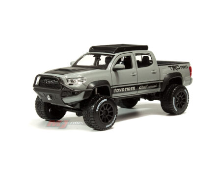 Maisto 1:27 2023 Toyota Tacoma TRD PRO - Grey, Matte Black - Maisto Design - Display Tray Box of 4 - Image 2