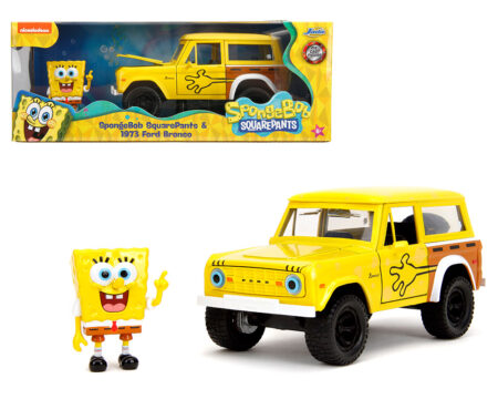 Jada 1:24 SpongeBob SquarePants & 1973 Ford Bronco - Hollywood Rides