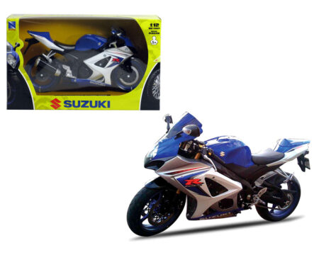 New Ray 1:12 2008 Suzuki GSX-R1000 (Blue) - Motorcycles