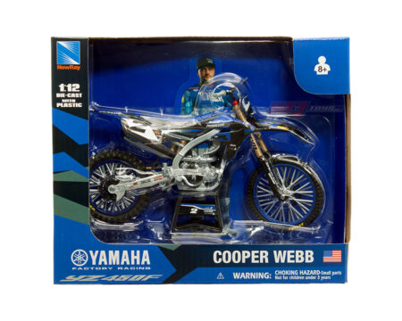 New Ray 1:12 Yamaha Factory Racing YZ450F #2 Cooper Webb - Blue - Motorcycles