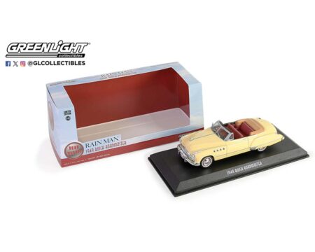 Greenlight 1:43 Rain Man (1988) - Charlie Babbitt's 1949 Buick Roadmaster Convertible (Beige)