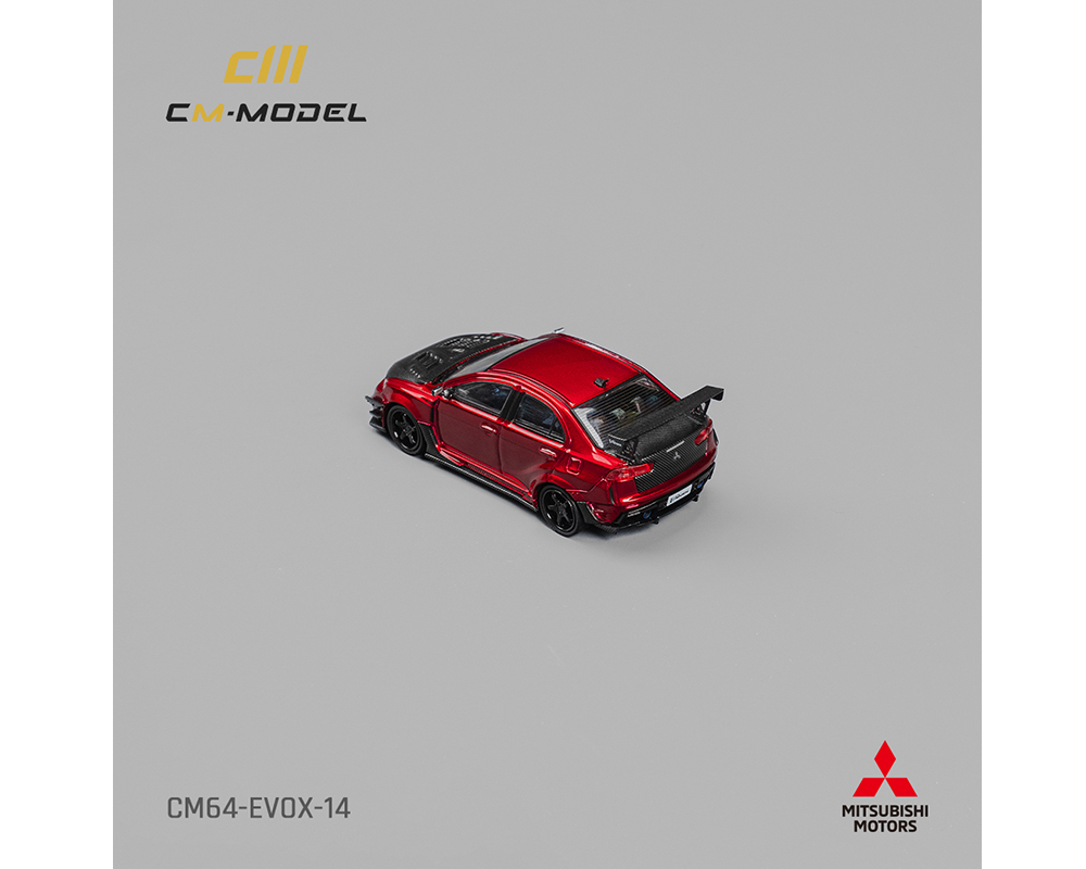 CM Model 1:64 Mitsubishi Lancer Evox Varis - Metalic Red - Limited
