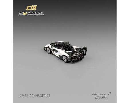 (Preorder) CM Model 1:64 Mclaren Senna GTR - White - Limited Edition - Image 2