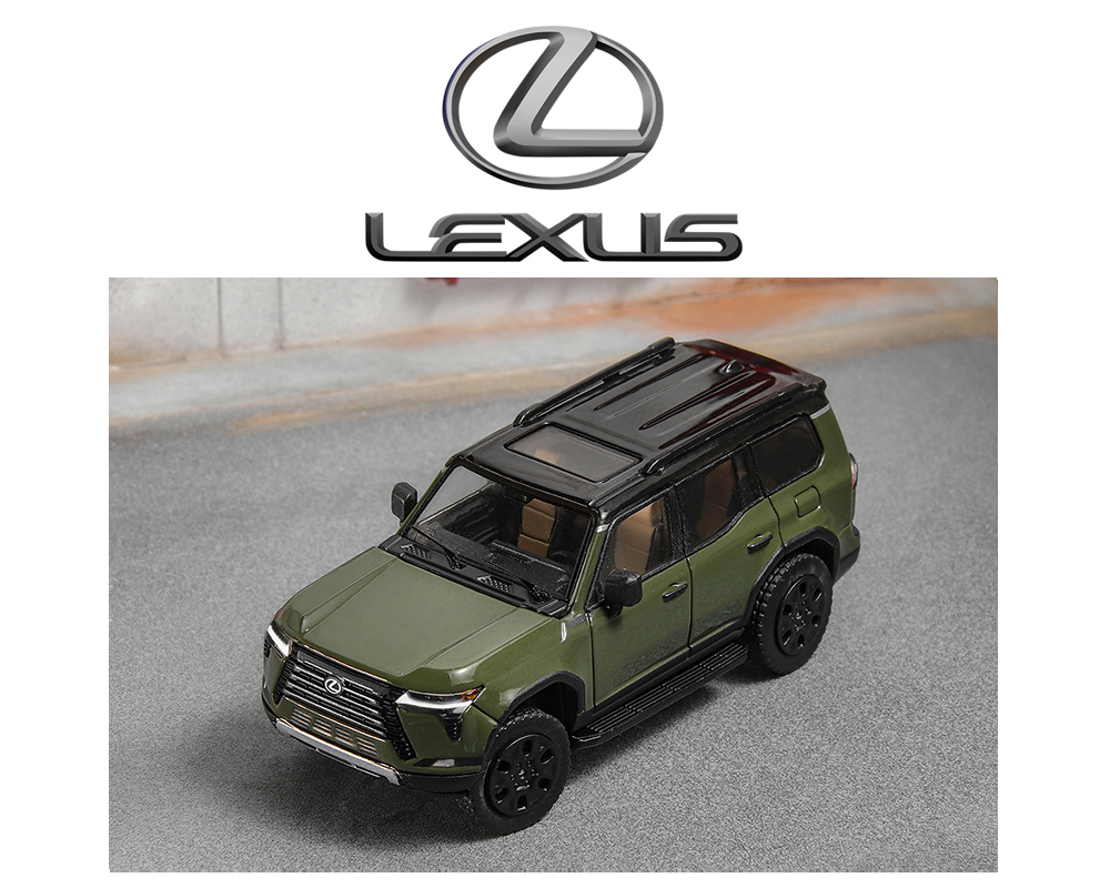 ミニカー G.C.D 1/64 LEXUS GX550 Over Trail LHD 1/64 GCD Lexus GX550 Overtrail (Earth & Black Onyx) Diecast