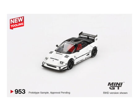 Mini GT 1:64 Mazda AZ-1 Liberty Walk LB40 - White - 2024 Tokyo Auto Salon - Image 2