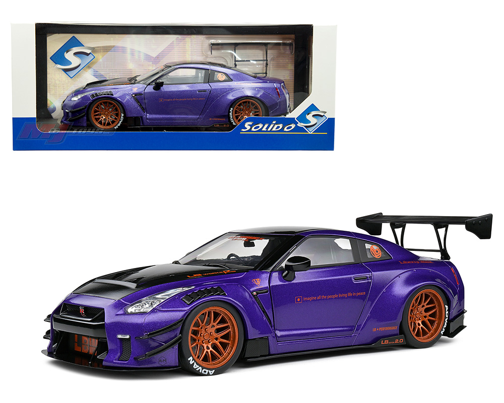 Ignition Model LB-WORKS Nissan GT-R R35 Type 2 Black/Red 1/18