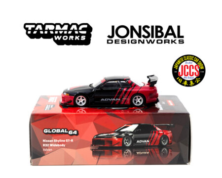 Tarmac Works 1:64 Nissan Skyline GT-R R32 ADVAN Widebody Jonsibal 2024 JCCS Special - Global64