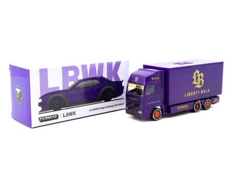 Tarmac Works 1:64 LB-WORKS Dodge Challenger SRT Hellcat with Truck Special Edition - Global64 - Image 2