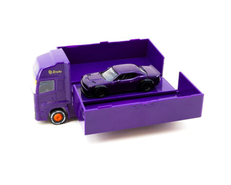 Tarmac Works 1:64 LB-WORKS Dodge Challenger SRT Hellcat with Truck Special Edition - Global64 - Image 4