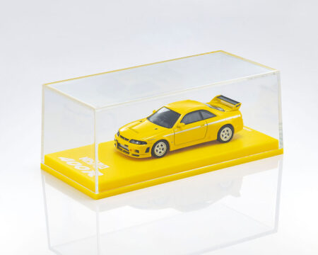 Kyosho 1:64 Nissan Nismo 400 R with MOTN LED Base Compatible - Yellow - Image 2