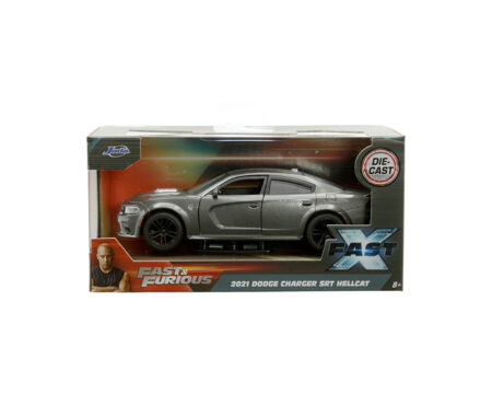 Jada 1:32 Dom's 2021 Dodge Charger Hellcat - Grey - Fast & Furious: Fast X 10