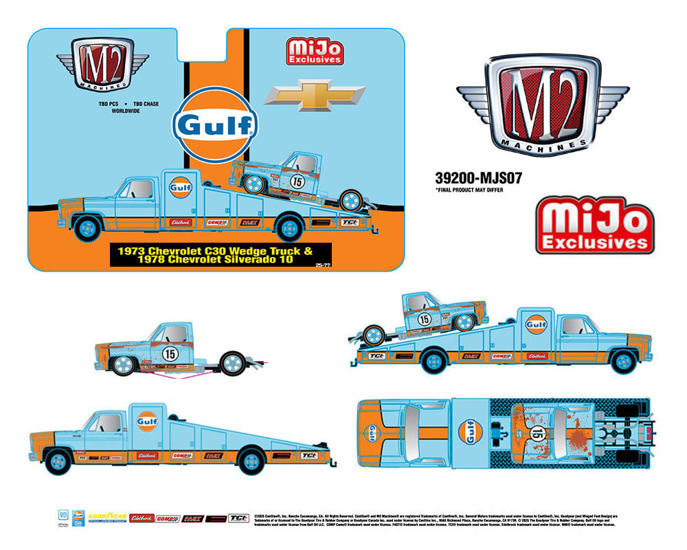 Preorder) M2 Machines 1:64 Mijo Exclusives Auto-Haulers 1973