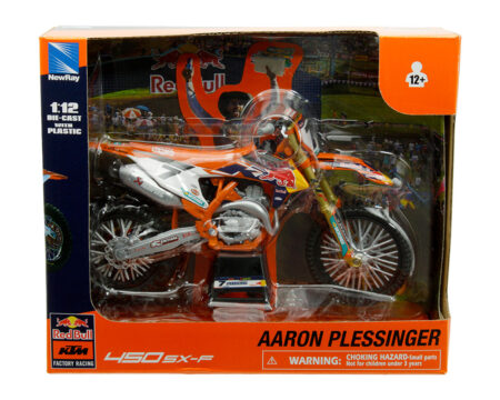 New Ray 1:12 KTM 450 SX-F Red Bull KTM Factory Racing #7 Aaron Plessinger - Motorcycles