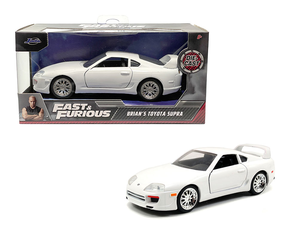 Jada 1:32 Brian's 1996 Toyota Supra - White - Fast & Furious