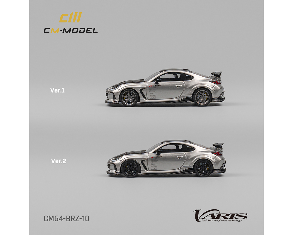 Preorder) CM Model 1:64 Subaru BRZ Varis Widebody - Metallic
