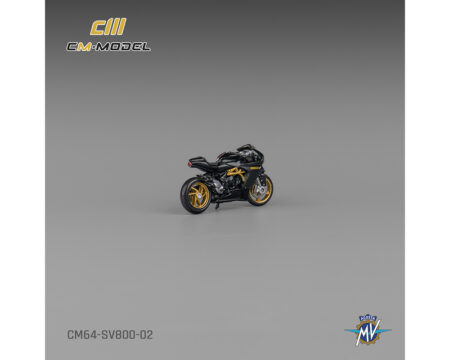 (Preorder) CM Model 1:64 MV Agusta SV800 with Showgirl Figure - Black - Limited Edition - Image 2