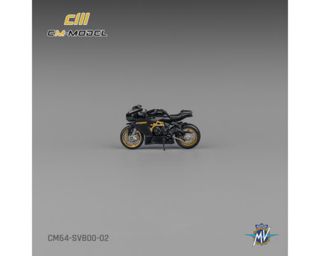 (Preorder) CM Model 1:64 MV Agusta SV800 with Showgirl Figure - Black - Limited Edition - Image 3