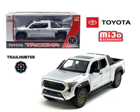 MiJo Exclusives 1:24 2024 Toyota Tacoma Trailhunter Edition - Silver - Limited Edition
