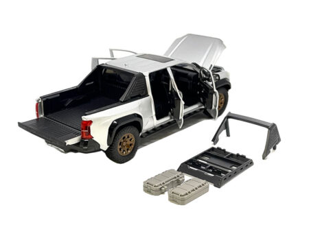 MiJo Exclusives 1:24 2024 Toyota Tacoma Trailhunter Edition - Silver - Limited Edition - Image 3