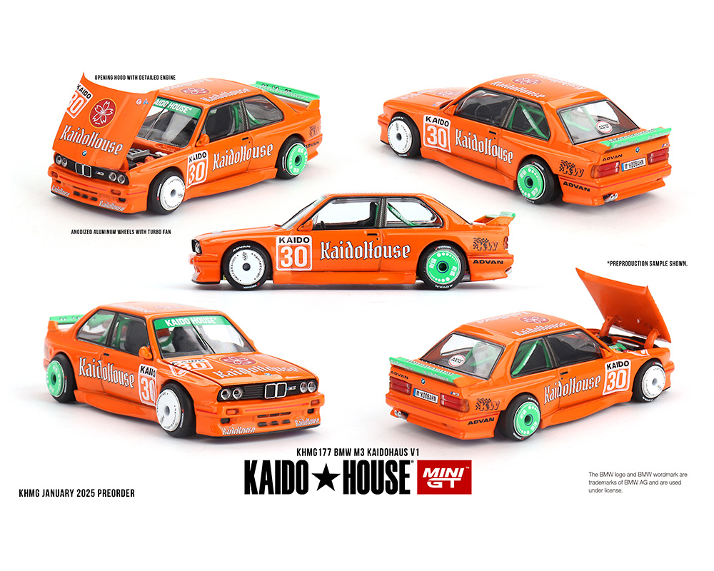 ミニカー MINI GT BMW M3 Kaido House x Mini GT 1:64 BMW M3 KAIDOHAUS V1 - Orange - M