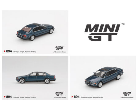 (Preorder) Mini GT 1:64 BMW 750iL - Sorento Blue Metallic