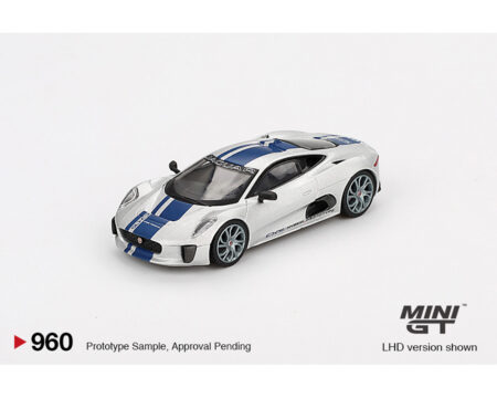 Mini GT 1:64 Jaguar C-X75 - Silver - Image 2