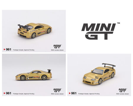 (Preorder) Mini GT 1:64 Toyota Supra (A80) Top Secret GT-300 - Top Secret Gold