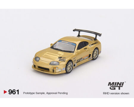(Preorder) Mini GT 1:64 Toyota Supra (A80) Top Secret GT-300 - Top Secret Gold - Image 2