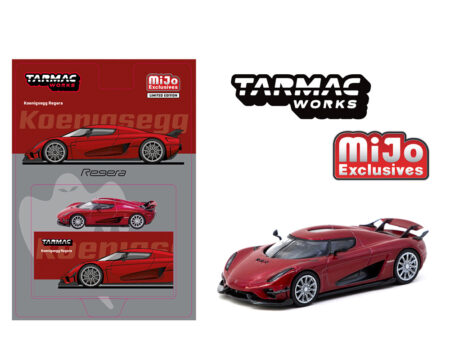 (Preorder) Tarmac Works 1:64 Koenigsegg Regera - Red Metallic - Global64 - MiJo Exclusives Limited Edition