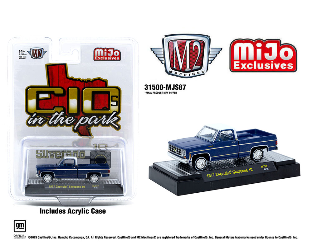 M2マシーン シボレー C10 シルバラード(チェイスカー) M2 MACHINES - GRAY - 1978 CHEVY C10 SILVERADO SQUAREBODY