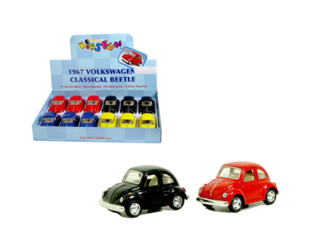 Kinsfun 3.5″ 1967 Volkswagen Classic Beetle - Display Tray Set of 12