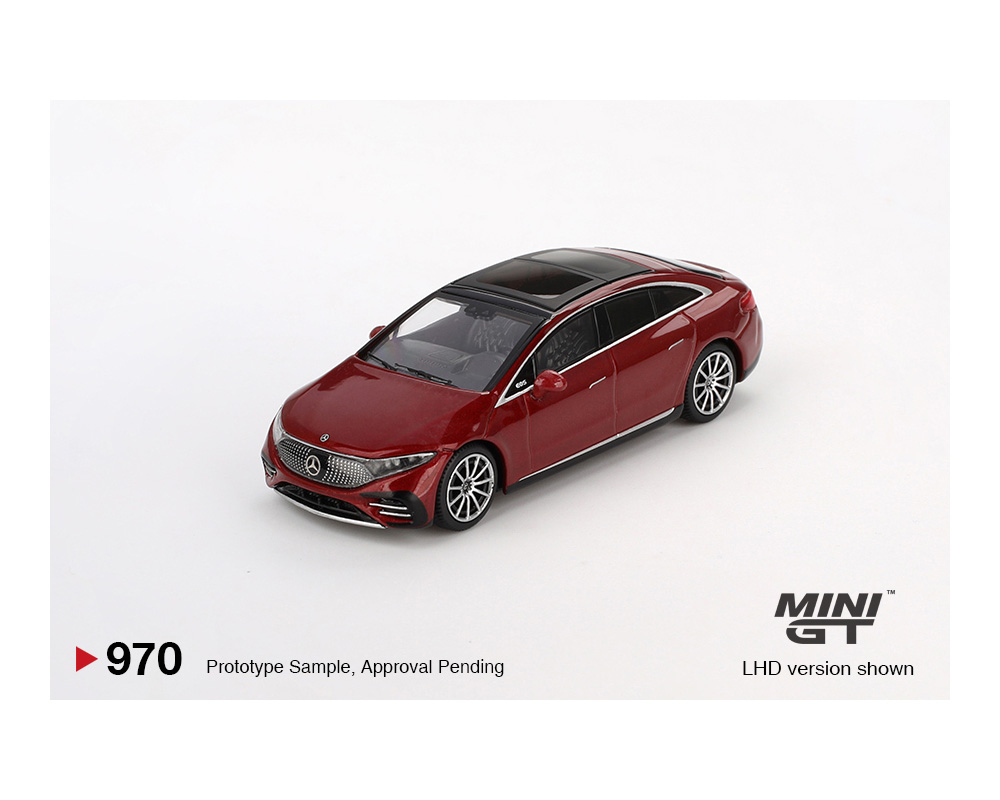 Mini GT 1:64 Mercedes-Benz EQS 580 4MATIC - Red Metallic - M