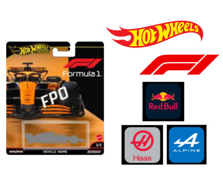 (Preorder) Hot Wheels 1:64 F1 Racing Premium F Assortment - Team Red Bull, Alpine, Haas