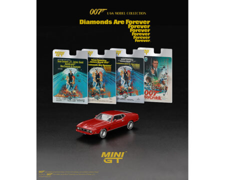 (Preorder) Mini GT 1:64 Ford Mustang Mach 1 James Bond 007 " Diamonds Are Forever " - Japanese Packaging - Limited Edition