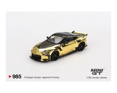 (Preorder) Mini GT 1:64 Nissan Z VeilSide FFZ400 - Gold Chrome - Image 2