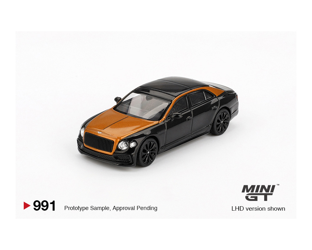 Mini GT 1:64 Bentley Flying Spur - Orange Flame / Onyx