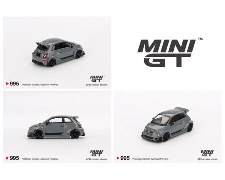 (Preorder) Mini GT 1:64 Abarth 595 LB-WORKS x Abas Works - Grey