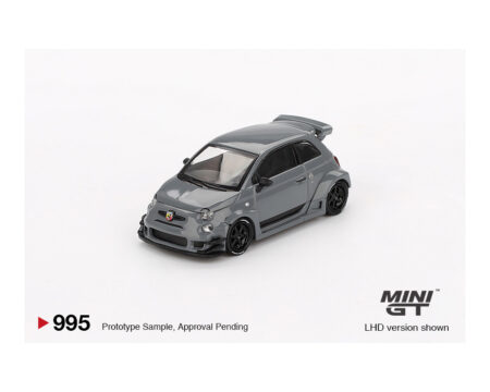 (Preorder) Mini GT 1:64 Abarth 595 LB-WORKS x Abas Works - Grey - Image 2