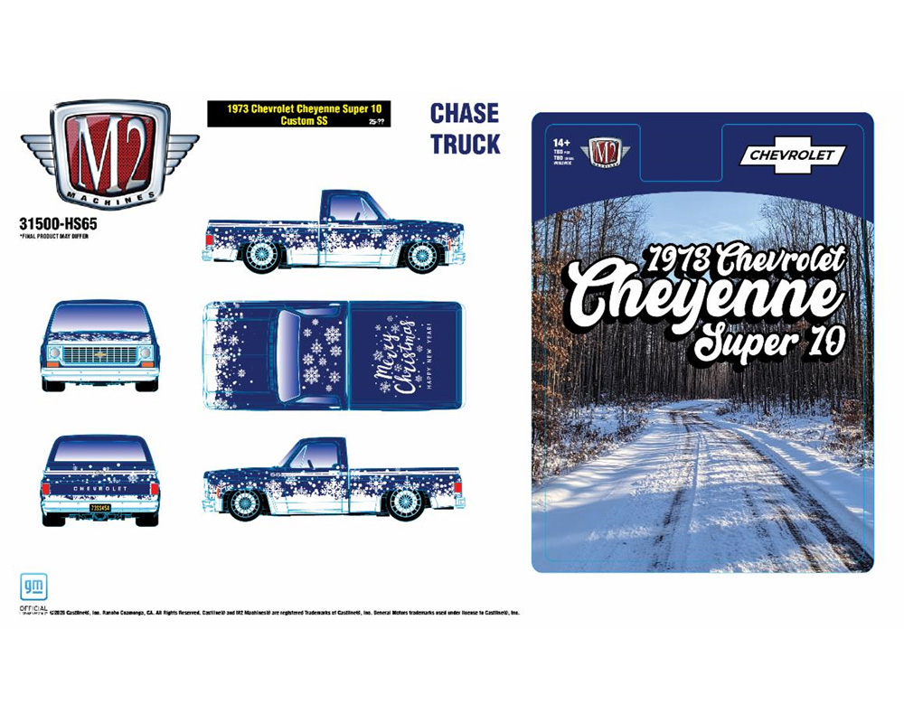 Preorder) M2 Machines 1:64 1973 Chevrolet Cheyenne Super 10