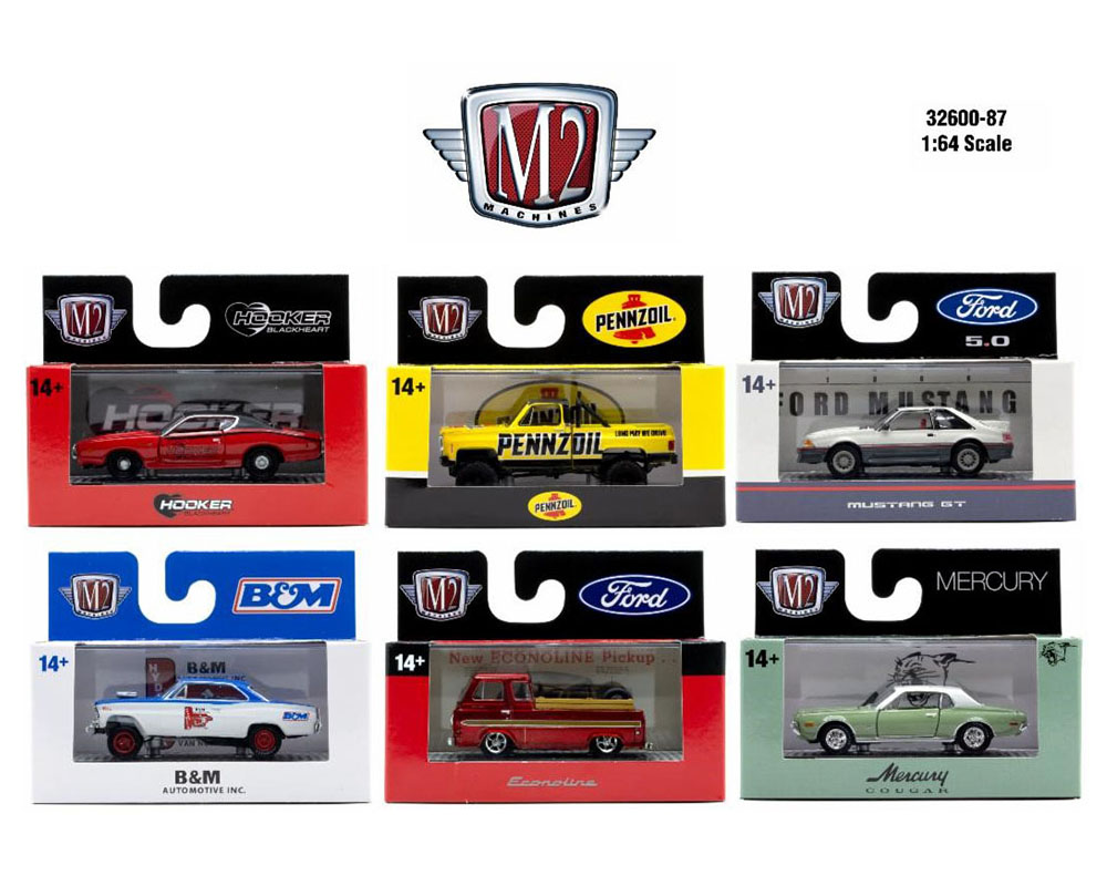 M2 Machines 1:64 Detroit-Muscle Release 87 Assortment - M & J Toys