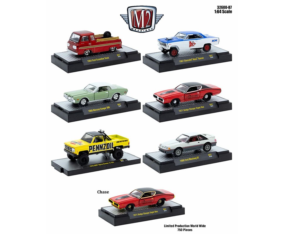 M2 Machines 1:64 Detroit-Muscle Release 87 Assortment - M & J Toys