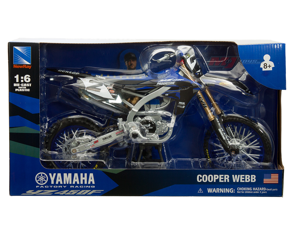 廃盤 ニューレイ 1/6 ヤマハ バイク YZ450F 模型 ミニチュア リアル