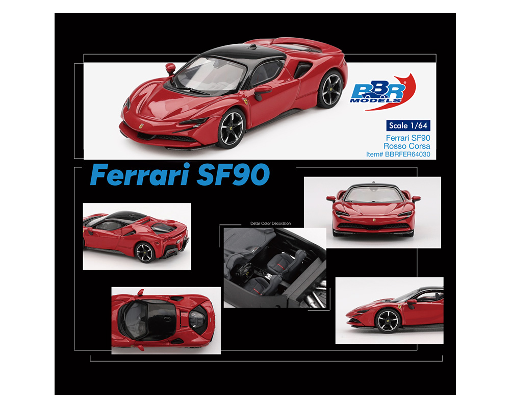 BBR Ferrari SF90 Spider Rosso Fiorano 1:18 Brand New*VERY