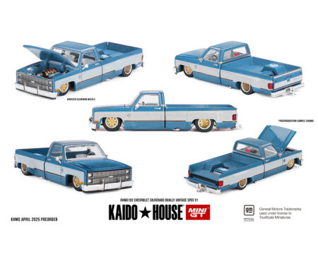 (Preorder) Kaido House x Mini GT 1:64 Chevrolet Silverado Dually Vintage Spec V1