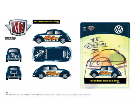 (Preorder) M2 Machines 1:64 1953 Volkswagen Beetle Deluxe " The Slug Bug" Edition - Hobby Exclusive