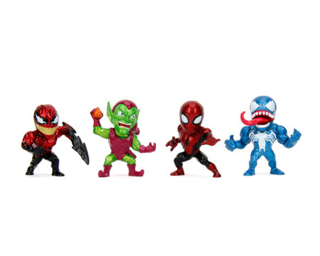 Jada 2.5" MetalFigs Marvel Spider-Man 4-Pack - Image 2
