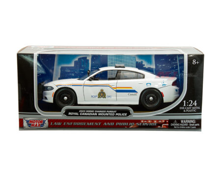 Motormax 1:24 2023 Dodge Charger Pursuit Royal Canadian Mounted Police