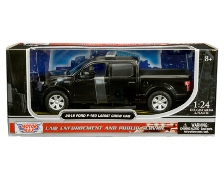 Motormax 1:24 2019 Ford F-150 Lariat Crew Cab with Lightbar  - Law Enforcement and Public Service