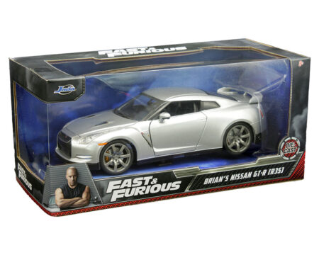 Jada 1:24 Brian’s 2009 Nissan GT-R (R35) - Silver – Fast & Furious